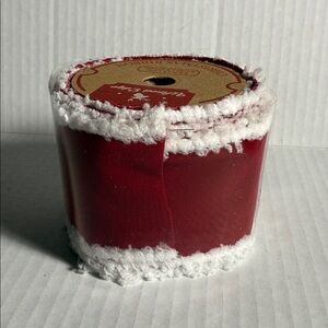 Christmas Red and White festive wired ribbon